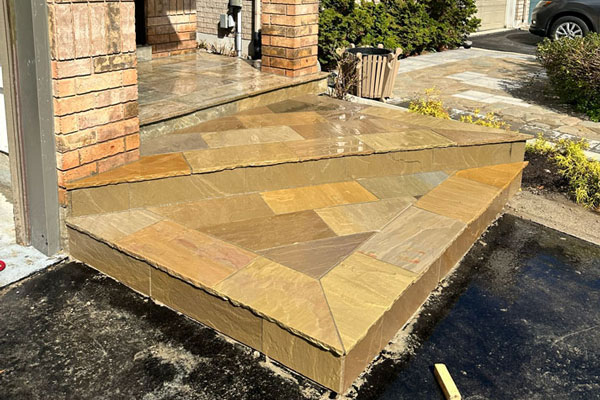 Flagstone Installation